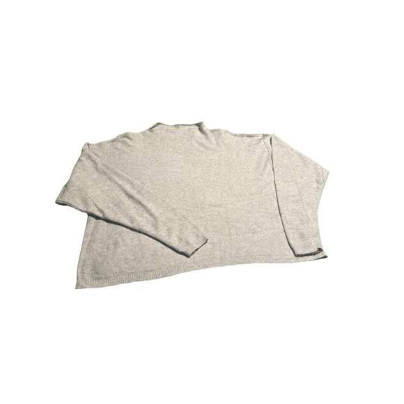 Free People Gray Oversized Boxy Sweater Wool Blend Size Large - Picture 1 of 6